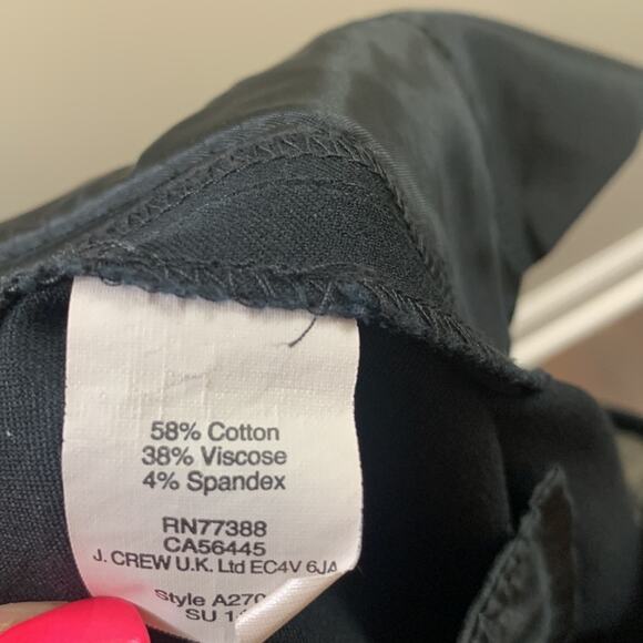 J Crew Campbell Black Capri Pants - Picture 4 of 7